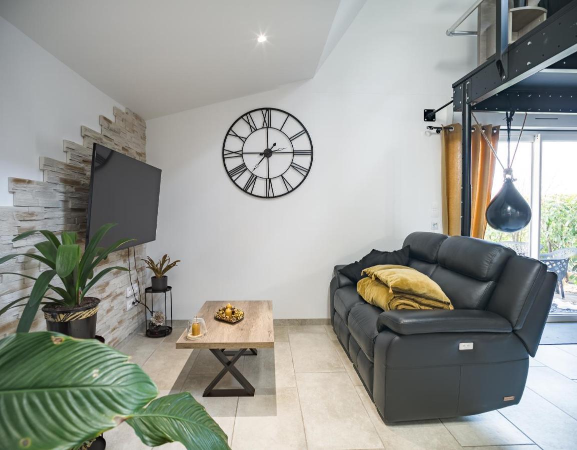 Апартаменты Loft Avec Jardin Et Parking Prive Труа Экстерьер фото